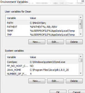 System Path Variable settings for Oracle Client
