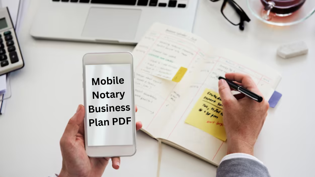 Mobile Notary Business Plan PDF
