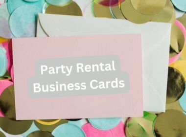 Party Rental Business Cards